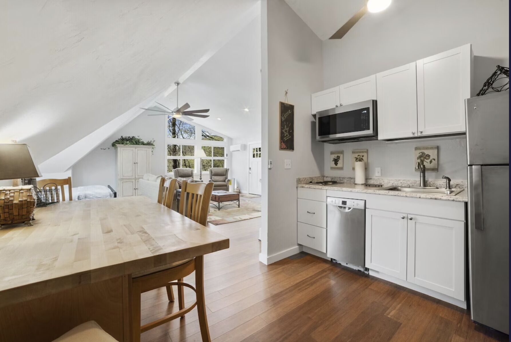 Carriage house kitchenette