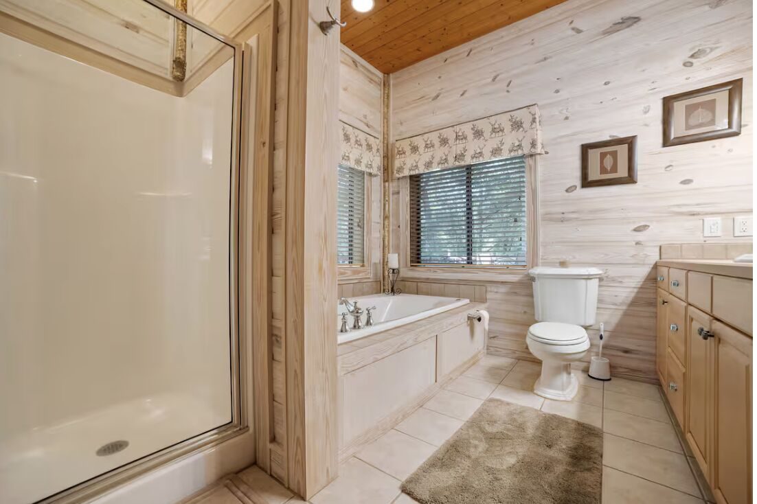 Main-level ensuite bathroom