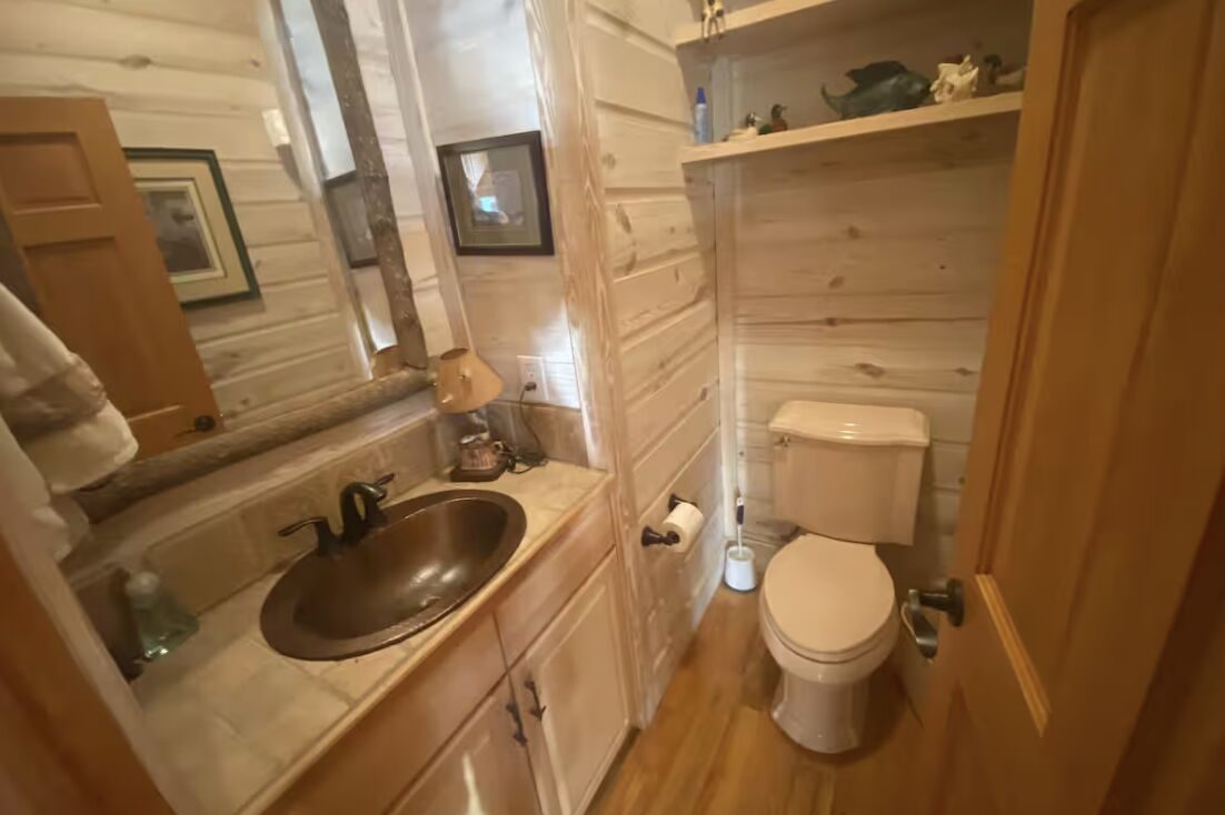 Half bath on the main level